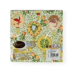 Caspari Christmas Napkins|Paper Luncheon Napkins|In A Pear Tree Luncheon Napkins - 20 Per Package