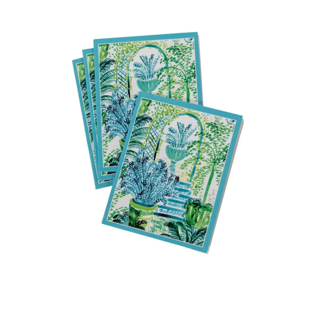 Caspari Bridge|Jardin De Luxembourg Bridge Tally Sheets - 12 per Package