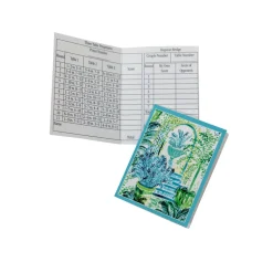 Caspari Bridge|Jardin De Luxembourg Bridge Tally Sheets - 12 per Package