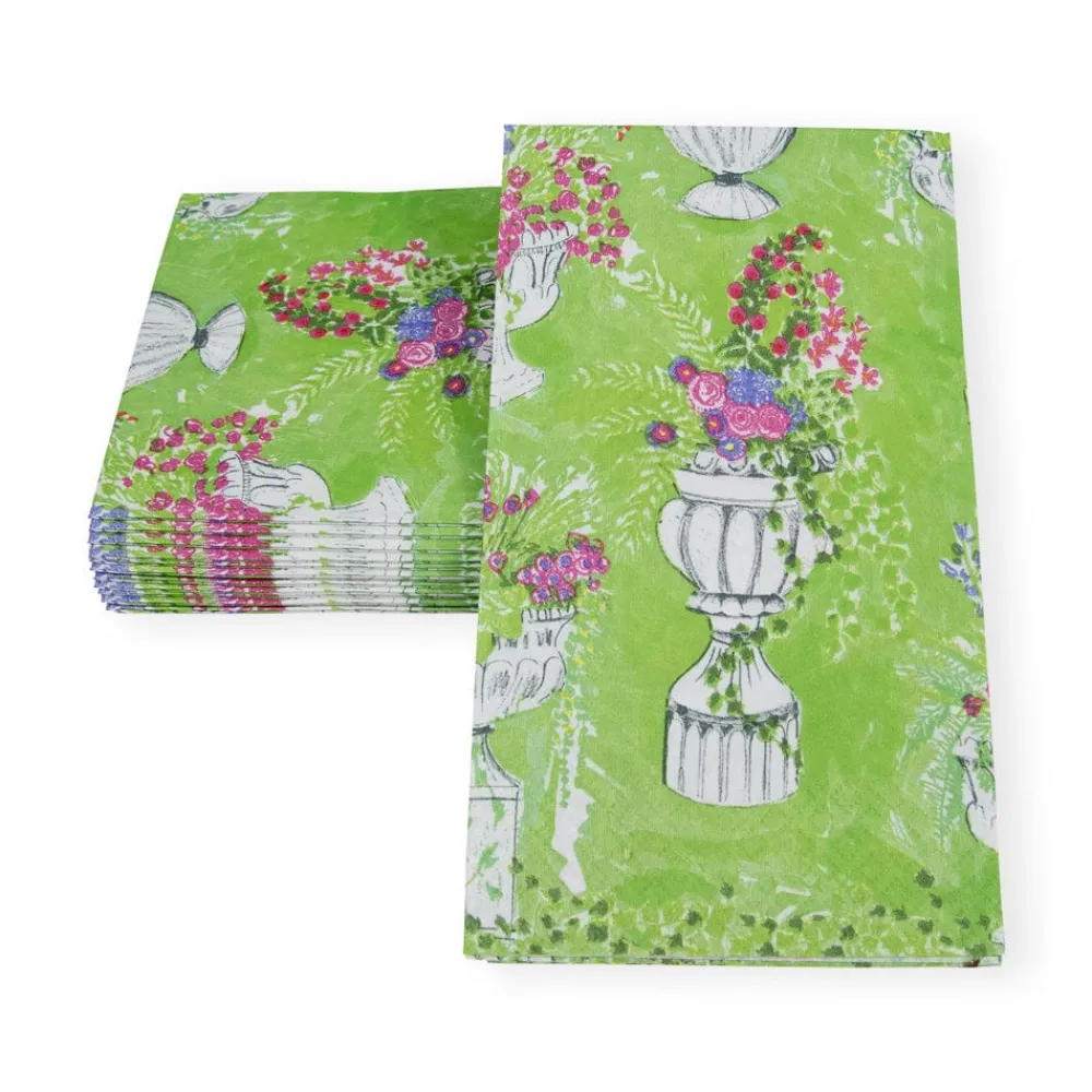 Caspari Paper Guest Towels|Jardin De Luxembourg Guest Towel Napkins - 15 Per Package