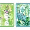 Caspari Playing Cards|Bridge|Jardin De Luxembourg Large Type Playing Cards - 2 Decks Included