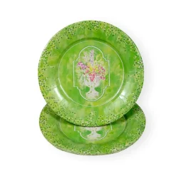 Caspari Paper Salad And Dessert Plates|Jardin De Luxembourg Salad & Dessert Plates - 8 Per Package