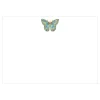 Caspari Correspondence Cards|Jeweled Butterfly Foil Correspondence Cards - 12 Per Package
