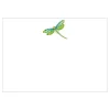 Caspari Correspondence Cards|Jeweled Dragonfly Foil Correspondence Cards - 12 Per Package