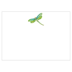 Caspari Correspondence Cards|Jeweled Dragonfly Foil Correspondence Cards - 12 Per Package