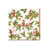 Caspari Christmas Napkins|Boxed Cocktail Napkins|Jingle Elves Boxed Cocktail Napkins - 40 Per Box