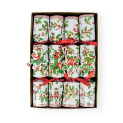 Caspari Christmas Crackers|Celebration Crackers|Jingle Elves Christmas Crackers - 8 Per Box