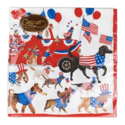 Caspari Paper Luncheon Napkins|Join The Parade Luncheon Napkins - 20 Per Package