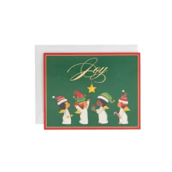 Caspari Christmas And Holiday Cards|Boxed Holiday Cards|Joyous Baby Angels Petite Boxed Christmas Cards - includes 15 cards & envelopes
