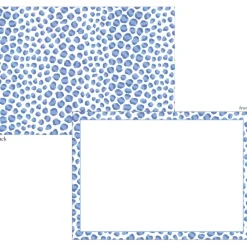 Caspari Correspondence Cards|Just Spots Blue Correspondence Cards - 12 Card & Envelopes