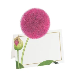 Caspari Place Cards|Karen's Alliums Place Cards Die Cut Package 8 In