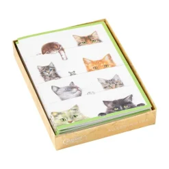 Caspari Mother'S Day|Note Cards|Kitties Boxed Note Cards - 8 Note Cards & 8 Envelopes