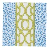 Caspari Paper Cocktail Napkins|Knots And Spots Blue & Green Cocktail Napkins - 20 Per Package
