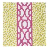 Caspari Paper Luncheon Napkins|Knots And Spots Green & Fuchsia Luncheon Napkins - 20 Per Package