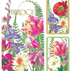 Caspari Mother'S Day|Bridge|La Dolce Vita Bridge Gift Sets - 2 Playing Card Decks & 2 Score Pads