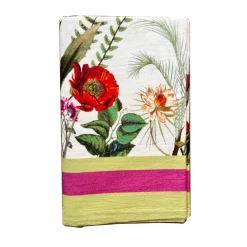 Caspari Capri|La Dolce Vita Cloth Tablecover in Sage & Lavender - 1 Tablecover