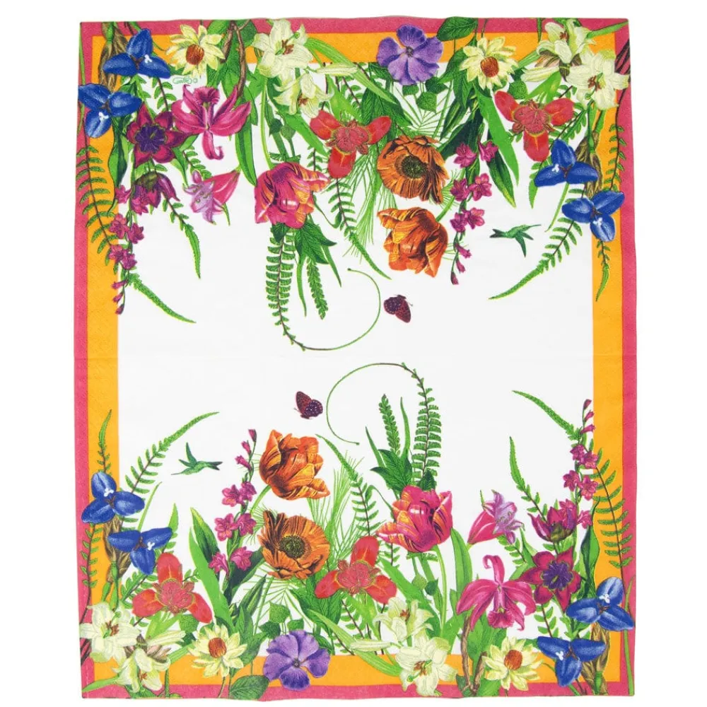 Caspari Paper Guest Towels|La Dolce Vita Guest Towel Napkins - 15 Per Package