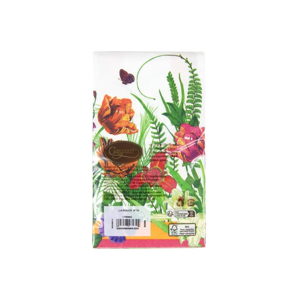 Caspari Paper Guest Towels|La Dolce Vita Guest Towel Napkins - 15 Per Package