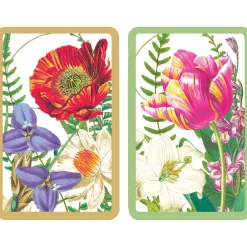 Caspari Playing Cards|Bridge|La Dolce Vita Jumbo Playing Cards - 2 Decks Included