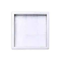 Caspari Lacquerware|Engagement Party|Lacquer Cocktail Napkin Holder in Silver - 1 Each