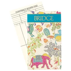 Caspari Bridge|Le Jardin De Mysore Bridge Score Pad - 1 Each