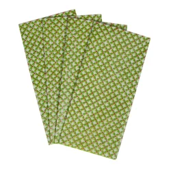 Caspari Christmas TIssue Paper|Tissue Paper|Leaf And Berry Ditz Tissue Paper - 4 Sheets Included