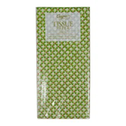 Caspari Christmas TIssue Paper|Tissue Paper|Leaf And Berry Ditz Tissue Paper - 4 Sheets Included