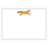 Caspari Correspondence Cards|Leaping Fox Correspondence Cards - 12 Per Package