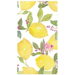 Caspari Paper Guest Towels|Limoncello Guest Towel Napkins - 15 Per Package