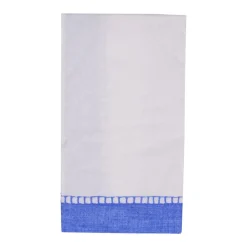 Caspari Tailgates|Graduation Celebration|Linen Blue Guest Towel - 15 count