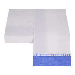 Caspari Tailgates|Graduation Celebration|Linen Blue Guest Towel - 15 count