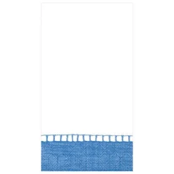 Caspari Tailgates|Graduation Celebration|Linen Blue Guest Towel - 15 count