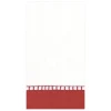 Caspari Christmas Napkins|Tailgates|Linen Border Paper Guest Towel Napkins in Red - 15 Per Package