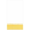 Caspari Baby Shower|Paper Guest Towels|Linen Border Paper Guest Towel Napkins in Yellow - 15 Per Package