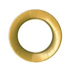 Caspari Tailgates|Cocktail Party|Linen Gold Salad/Dessert Plates