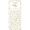 Caspari Christmas TIssue Paper|Bridal Shower|Little Dash Tissue Paper in White & Gold - 4 Sheets Included
