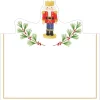 Caspari Christmas Place Cards|Place Cards|Little Nutcracker Foil Place Cards - 8 Per Package