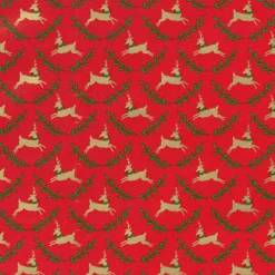 Caspari Christmas Wrapping Paper|Wrapping Paper|Little Reindeer Gift Wrap - One 30