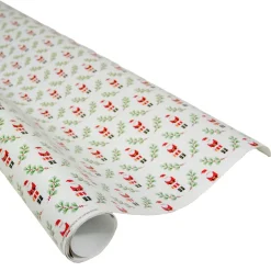 Caspari Christmas Wrapping Paper|Wrapping Paper|Little Santas Gift Wrap - One 30" X 8' Roll