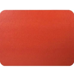 Caspari Placemats|Paper Placemats|Lizard Felt-Backed Placemat in Orange - 1 Each