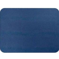 Caspari Placemats|Paper Placemats|Lizard Felt-Backed Placemat in Navy - 1 Each