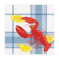 Caspari Paper Luncheon Napkins|Lobster Bake Paper Luncheon Napkins - 20 Per Package