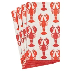 Caspari Paper Guest Towels|Lobsters Paper Guest Towel Napkins - 15 Per Package