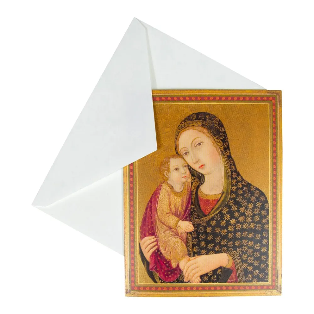 Caspari Christmas And Holiday Cards|Boxed Holiday Cards|Madonna and Child Classic Boxed Christmas Cards - includes 15 cards & envelopes