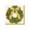 Caspari Paper Cocktail Napkins|Magnolia Wreath Cocktail Napkins - includes 12 Cocktail Napkins