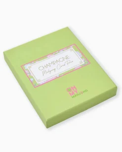 Oh My Mahjong Goldie|Citrus Songbird|Mahjong Card Folio - Champagne