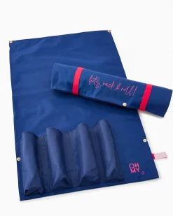 Oh My Mahjong Darjeeling|Mahjong Rack Storage Bag - Navy Blue
