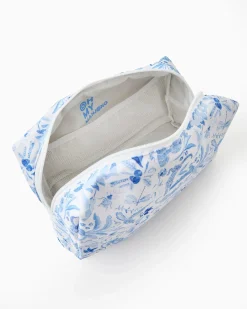 Oh My Mahjong Liberty|Darjeeling|Mahjong Tile Storage Bag - Amazon Blue