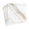Caspari Hanukkah|Paper Cocktail Napkins|Marble Paper Cocktail Napkins in Grey - 20 Per Package