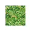 Caspari Paper Cocktail Napkins|Marbled Ceramica Green Cocktail Napkins - includes 12 Cocktail Napkins